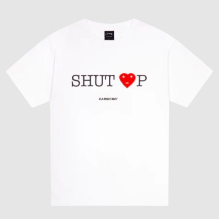 Carsicko-Shutup-White-Shirt