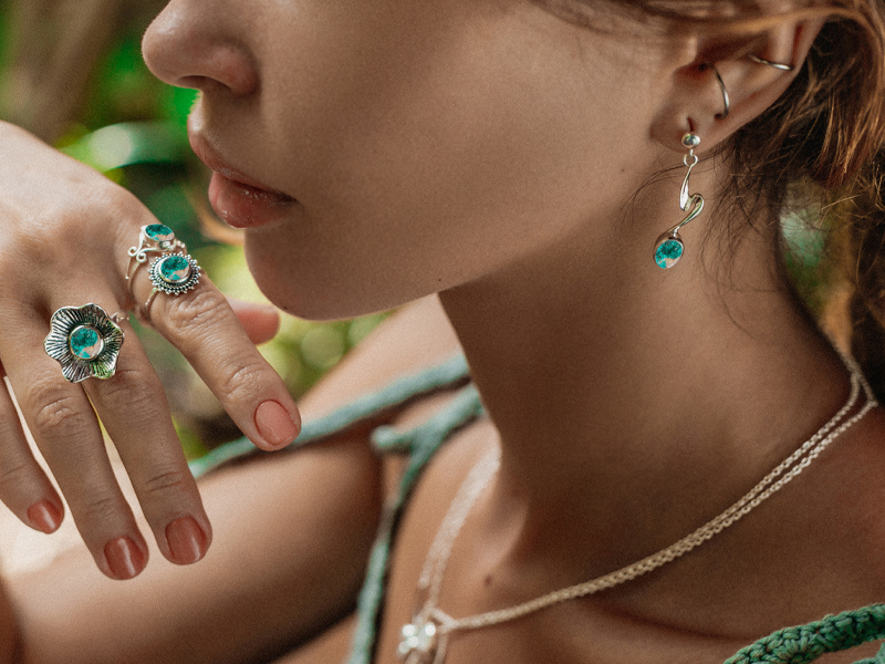 The 8 Best Moments for Gifting the Postcard Dioptase Druzy Earrings