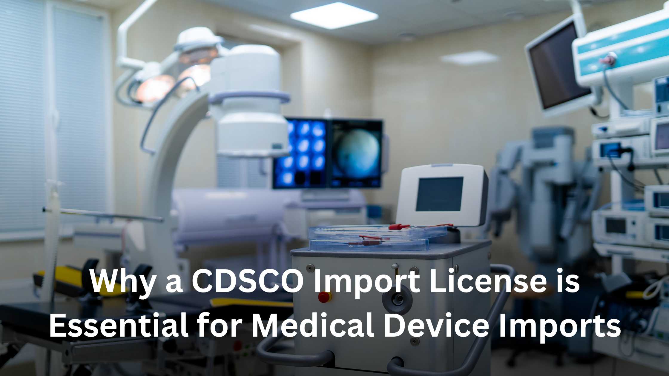 Why a CDSCO Import License is Essential for Medical Device Imports