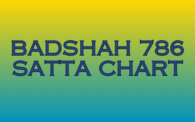 Navigating the World of Satta: Insights into Badshah786 and Online Betting