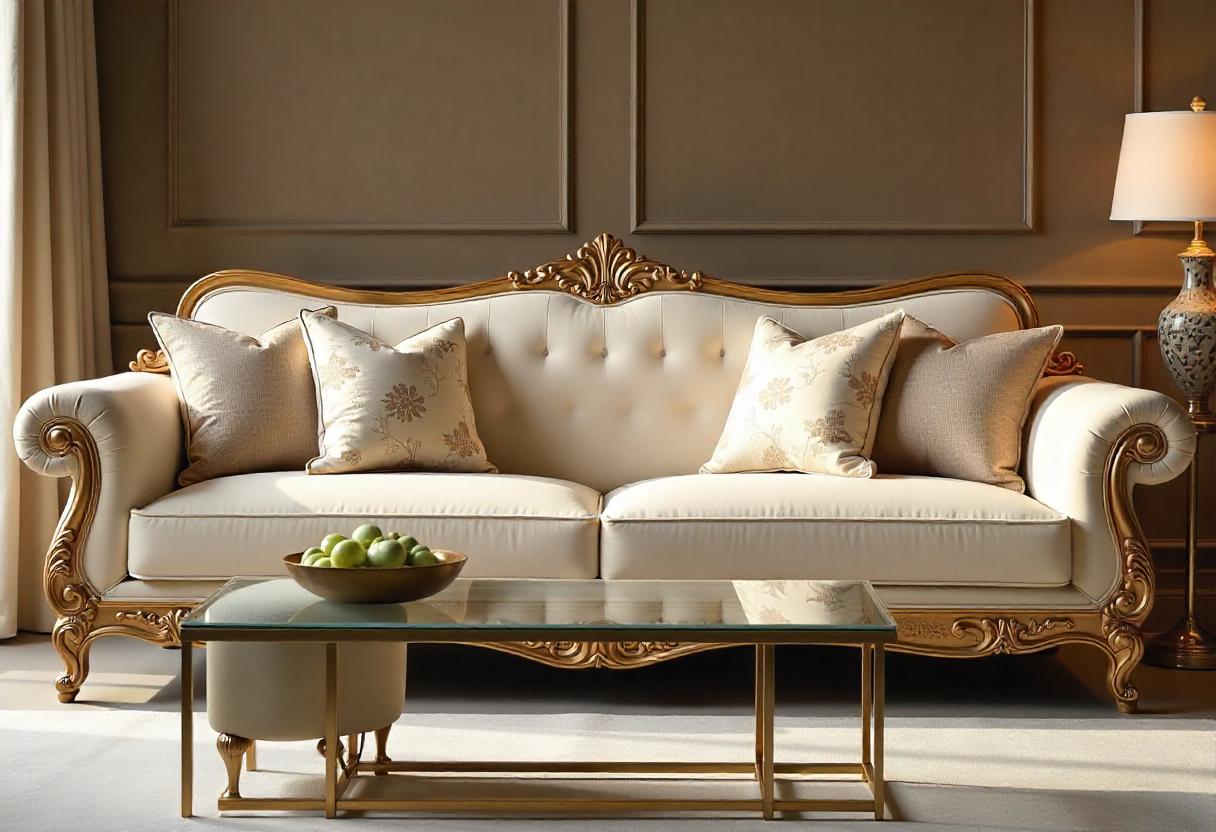 sophisticated sofa set for living space