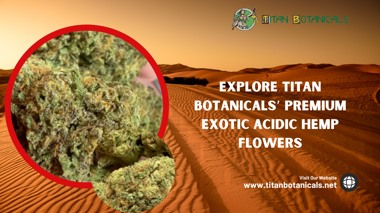 Explore Titan Botanicals’ Premium Exotic Acidic Hemp Flowers