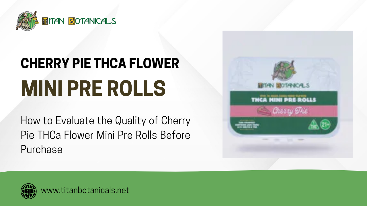 Cherry Pie THCa Flower Mini Pre Rolls