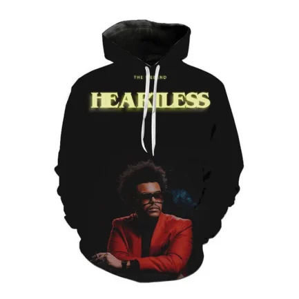 The Weeknd Printed 3D Graphic Hoodie