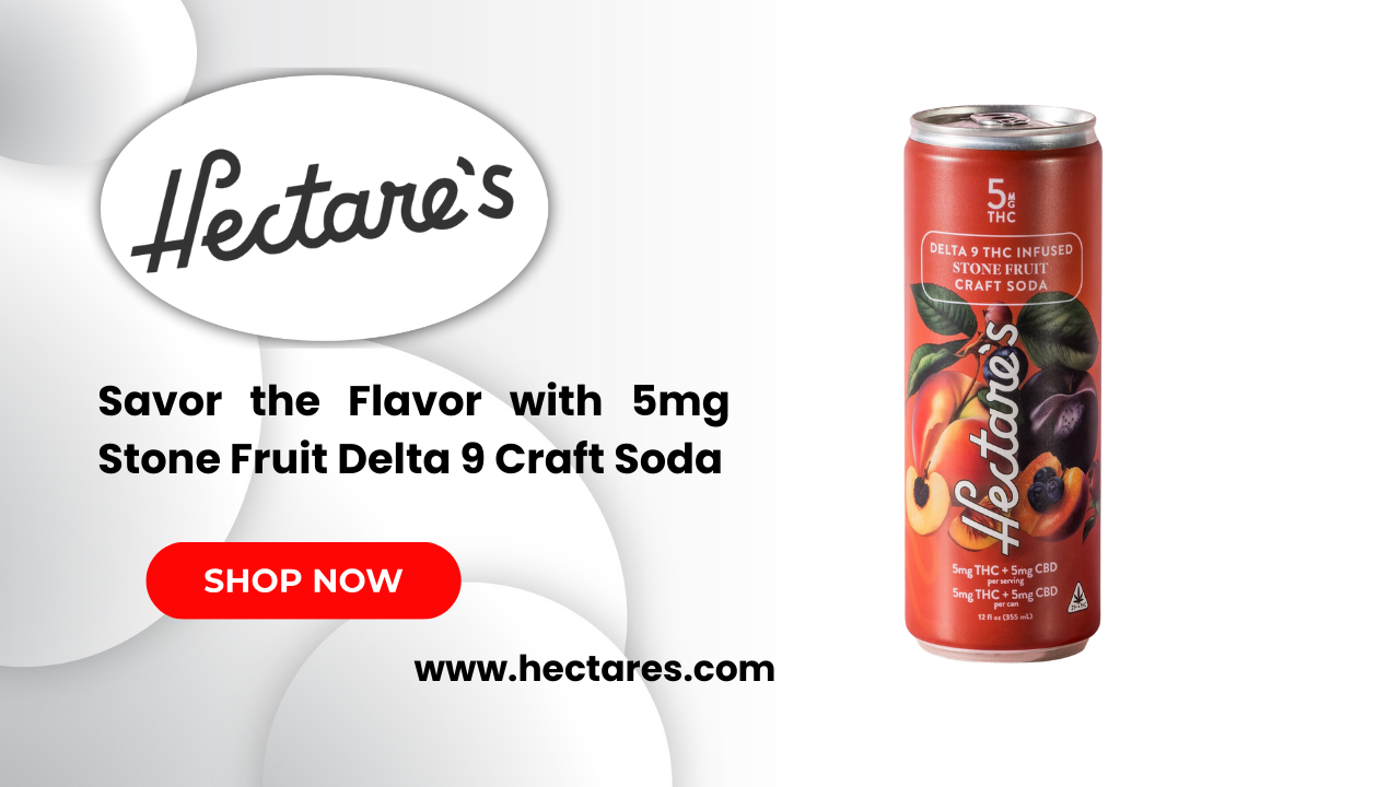 Savor the Flavor with 5mg Stone Fruit Delta 9 Craft Soda