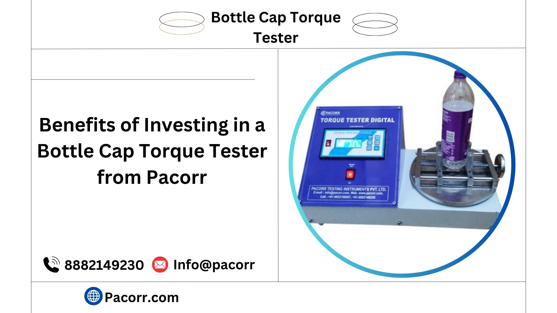 Bottle Cap Torque Testing