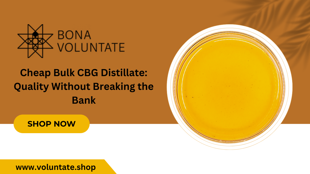 Cheap Bulk CBG Distillate: Quality Without Breaking the Bank